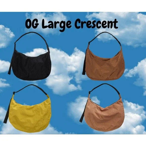 DISO: Large Black Leather Crescent.        DO NOT PURCHASE - Picture 3 of 6